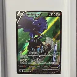 Pokemon Corviknight V TG18/TG30 Silver Tempest Ultra Rare Full Art Holo HP 210 - Image 1