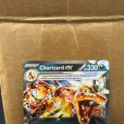 Charizard EX 054/091 Paldean Fates Ex Pokemon Near mint Ships fast - Image 2