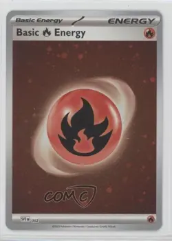 Fire Energy Cosmos Holo Pokemon Scarlet & Violet Basic Energies (SVEEN) #002 - Image 1