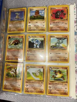 Vintage 1999 Lot Of 150+ Pokemon Cards Binder Collection Includes Charizard Holo - Image 5