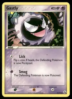 ✰ GASTLY 52/92 COMMON LEGEND MAKER POKEMON ✰ HP - Image 2