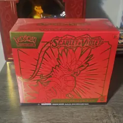 Pokemon TCG Scarlet & Violet Elite Trainer Box Koraidon Booster Sleeves English - Image 1