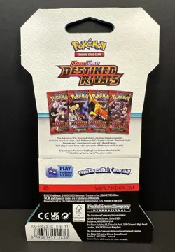 Pokemon TCG Scarlet & Violet Destined Rivals Booster Mewtwo (4 Packs) - Image 4