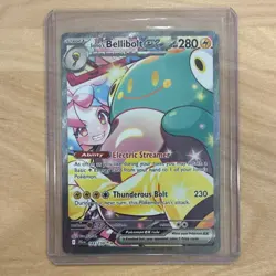 Pokemon Iono's Bellibolt ex 183/159 Sv09 Special Illustration Rare Full Art Hol… - Image 1