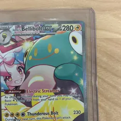Pokemon Iono's Bellibolt ex 183/159 Sv09 Special Illustration Rare Full Art Hol… - Image 4