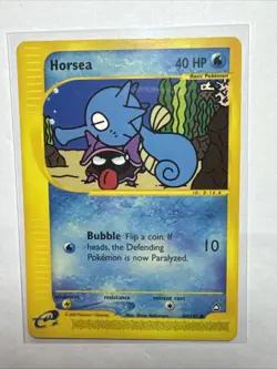 Horsea - 84/147 Aquapolis - Pokemon TCG - 2003 - Image 1