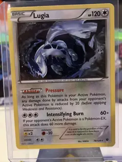 Pokemon TCG Lugia Fates Collide 78/124 Regular Rare MP/LP - Image 1