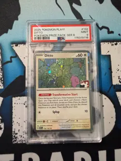 Pokemon Ditto Holo Prize Pack Play Promo PSA 9 Stamped Exclusive DOUBLE SWIRL - Image 1