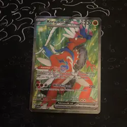 Pokemon Scarlet and Violet Full Art Koraidon ex 231/198 - Image 1