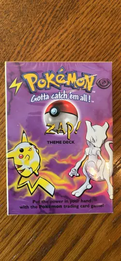 WOTC pokemon Zap Theme Deck Sealed - Image 1