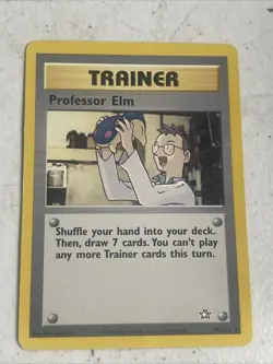 Pokemon Neo Genesis Professor Elm 96/111 - Image 1