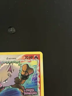 Pokemon TCG Primeape Delta Species 50/110 Holon Phantoms Reverse Holo stamped - Image 2