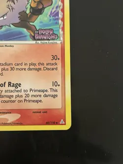 Pokemon TCG Primeape Delta Species 50/110 Holon Phantoms Reverse Holo stamped - Image 5