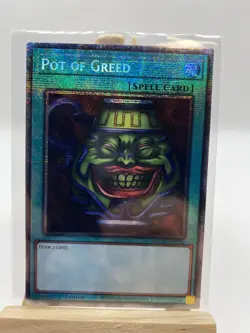Yugioh: Pot Of Greed - MP25-EN050 - Starlight Rare - 1st Edition - NM - Image 1