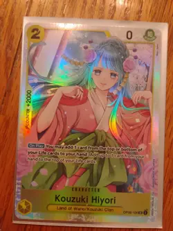 1x Kozuki Hiyori SR OP06-106 One Piece TCG English - Wings of the Captain - Image 1