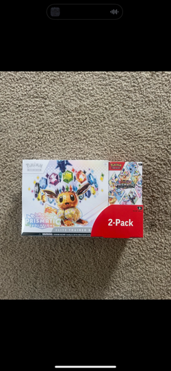Pokemon TCG Prismatic Evolutions ETB Booster Bundle Costco 2-Pack Sealed - Image 1