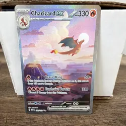 Charizard ex 199/165 Sv2a: Pokemon Card 151 Special Illustration Rare Holo - Image 1