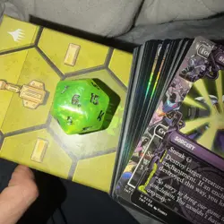 50+ Card Lot Teenage Mutant Ninja Turtles Holos Magic The Gathering and dice - Image 2