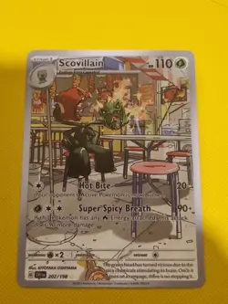 Scovillain 202/198 Pokemon TCG Scarlet Violet Base Set Illustration Rare Card - Image 2