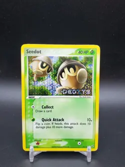 Seedot 71/107 Ex Deoxys Reverse Holo MP Pokemon Card - Image 1