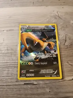 Pokemon TCG Cards Dragonite 52/108 Full Art Roaring Skies Holo Rare - Image 1