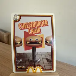 McDonalds - Cheeseburger Chair - 15/24 - Unredeemed - 2026 - Trading Card - Image 1