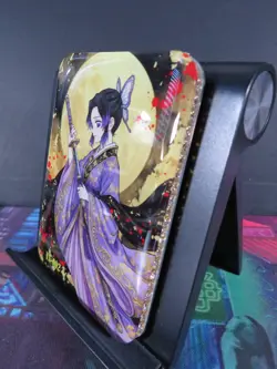 Shinobu Kocho Acrylic Diamond Sandwich Rare Card Demon Slayer Anime Collectible - Image 2