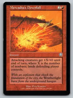 MTG Mercadia's Downfall Normal U Mercadian Masques (MMQ) 205 LP Magic - Image 1