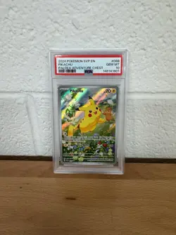 PSA 10 Pikachu 088 Scarlet & Violet Holo Black Star Promo Pokemon Card - Image 1