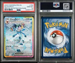 Pokemon Glaceon ex Prismatic Evolutions Special Illustration Rare #150 PSA 10 - Image 3