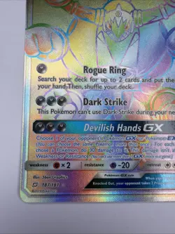 Hoopa GX (Secret) 187/181 SM - Team Up Pokemon TCG NEAR MINT - Image 4