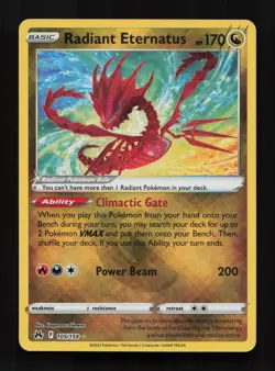Radiant Eternatus 105/159 Radiant Rare Crown Zenith Pokemon Near Mint - Image 1