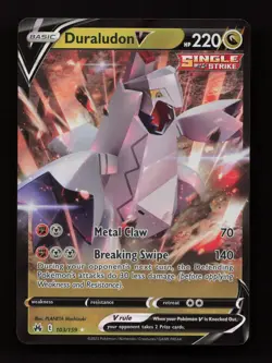Duraludon V 103/159 Holo Rare V Crown Zenith Pokemon Near Mint - Image 1