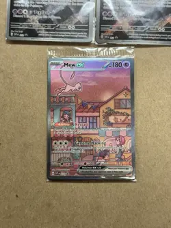 Mew And Mewtwo Pokemon TCG Scarlet Violet 151 UPC Sealed Black Star Promo X3 Lot - Image 4