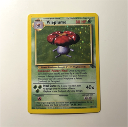 Vileplume 15/64 Pokemon Jungle Holo Rare Unlimited English - MP/HP - Image 1