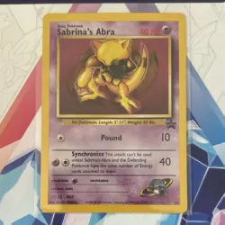 Pokemon Sabrina's Abra (Promo, Regular) - Wotc Promo 19/53 - Image 1