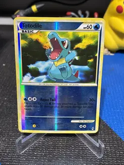 2011 Pokemon Call of Legends Totodile Reverse Holo #74/95 - Image 1