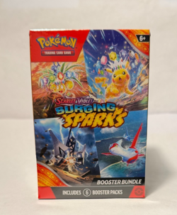 Pokemon TCG SURGING SPARKS Booster Bundle (6 Packs) - New/Sealed - Image 1