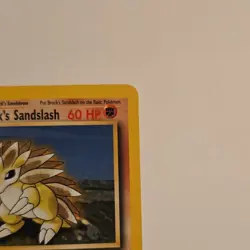 Pokemon TCG Brock's Sandslash Gym Heroes 023/132 Rare Unlimited 2000 Regular - Image 4