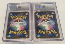 Squirtle Wartortle Art Rare Holo Pokemon 151 Japanese 2 Slab Lot - Image 2