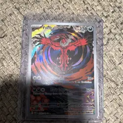 Pokemon Yveltal 205/182 SV04: Paradox Rift Illustration Rare Holo 130HP Basic - Image 1