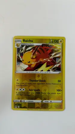 Pokemon TCG SWSH Lost Origin Raichu Reverse Holo 053/196 NM - Image 1