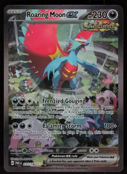 Roaring Moon ex 251/182 Special Illustration Rare Paradox Rift Pokemon - QTY - Image 1