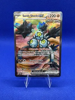 Pokemon TCG Sandy Shocks ex 228/182 Paradox Rift Ultra Rare Holo NM - Image 1
