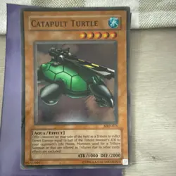 Konami Catapult Turtle MRD-075 Metal Raiders Unlimited Effect Super Rare Holo - Image 1