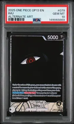 PSA 10 IMU Alternate Art #79 One Piece 2025 OP13-CARRYING On His Will - Image 1