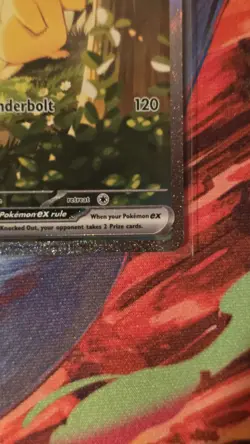 Pokemon Pikachu EX Full Art Holo Special Illustration Rare Card 276/217 - Image 4