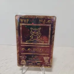 Ancient Mew Pokemon Card Holo Movie PROMO Medium Play - Image 1