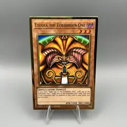 YuGiOh! TCG Exodia The Forbidden One MGED-EN005 Gold Rare 1st Edition NM - Image 1