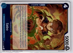 OP10-049 Sabo Rare English One Piece TCG Card OP10 Royal Blood - Image 5